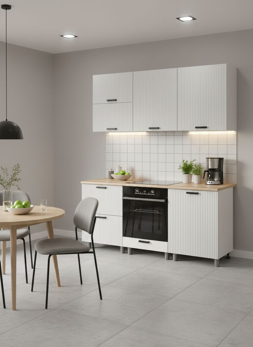 МК Аленушка 1,8м Лотос Молочный,скоба антрацит,сонома