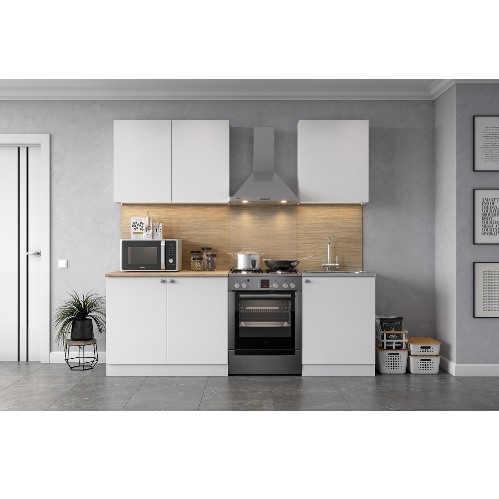 Кухонный гарнитур КГ 6 1.6 м, Белый