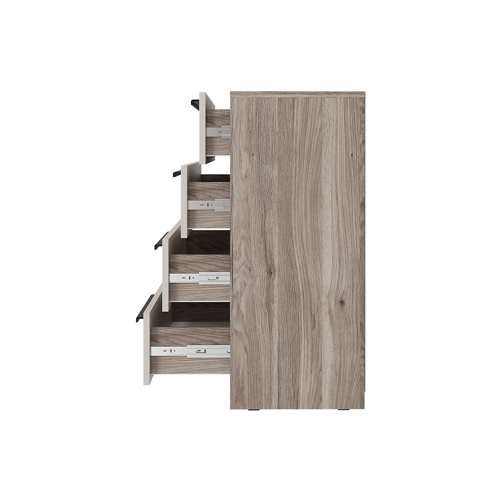 Комод КМ-02, Дуб смоки, Кашемир Комод КМ-02, Дуб смоки, Кашемир