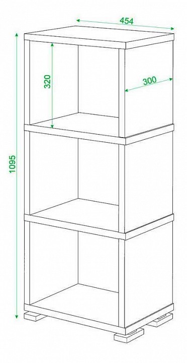 Стеллаж Домино СБ-15/3