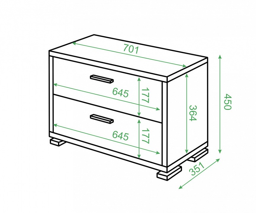 Тумба Домино Нельсон ТМ-50