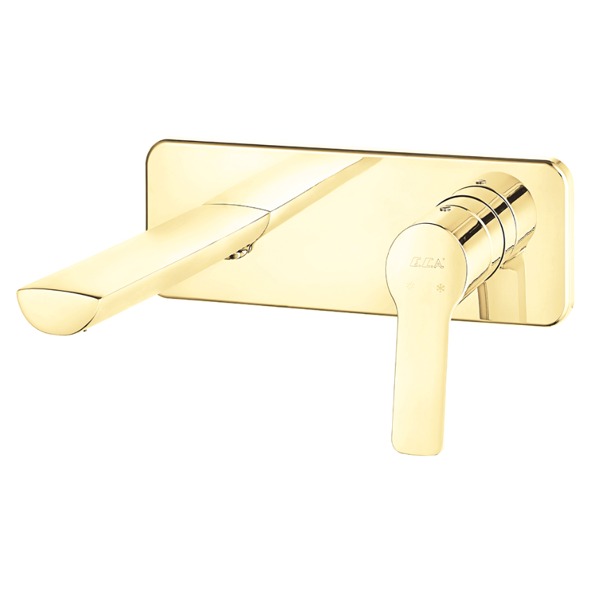 102867606EX-K LUNA смеситель для раковины настенный (внешняя часть), золото