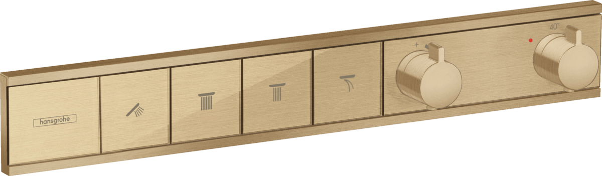 15382140 HG RainSelect термостатический смеситель для душа (внешняя часть) шлиф.бронза