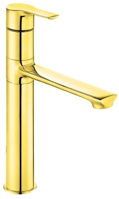 102808949EX LUNA смеситель для раковины 226 без донного клапана золото