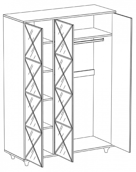 Шкаф платяной Cloud