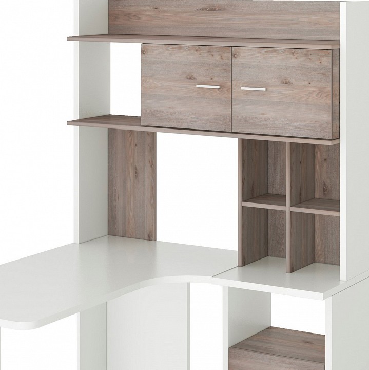 Стол компьютерный Домино Лайт СКЛ-Угл130+НКЛХ120