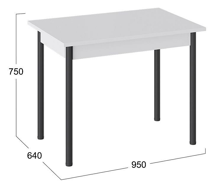 Стол обеденный с опорой Родос