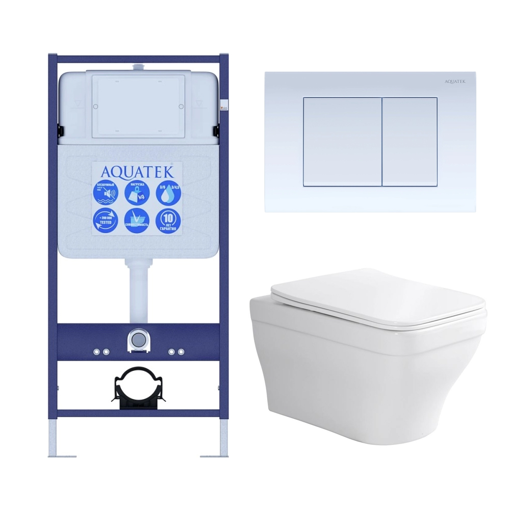 Set AQUATEK АМАДЕО (рама AQUATEK Standard INS-0000012 с звукоиз.прокладкой+крепеж KKI-0000002+кнопкаKDI-0000009+унитаз АМАДЕО AQ1163-00+крышка-сиденье Set AQUATEK АМАДЕО (рама AQUATEK Standard INS-0000012 с звукоиз.прокладкой+крепеж KKI-0000002+кнопкаKDI-0000009+унитаз АМАДЕО AQ1163-00+крышка-сиденье