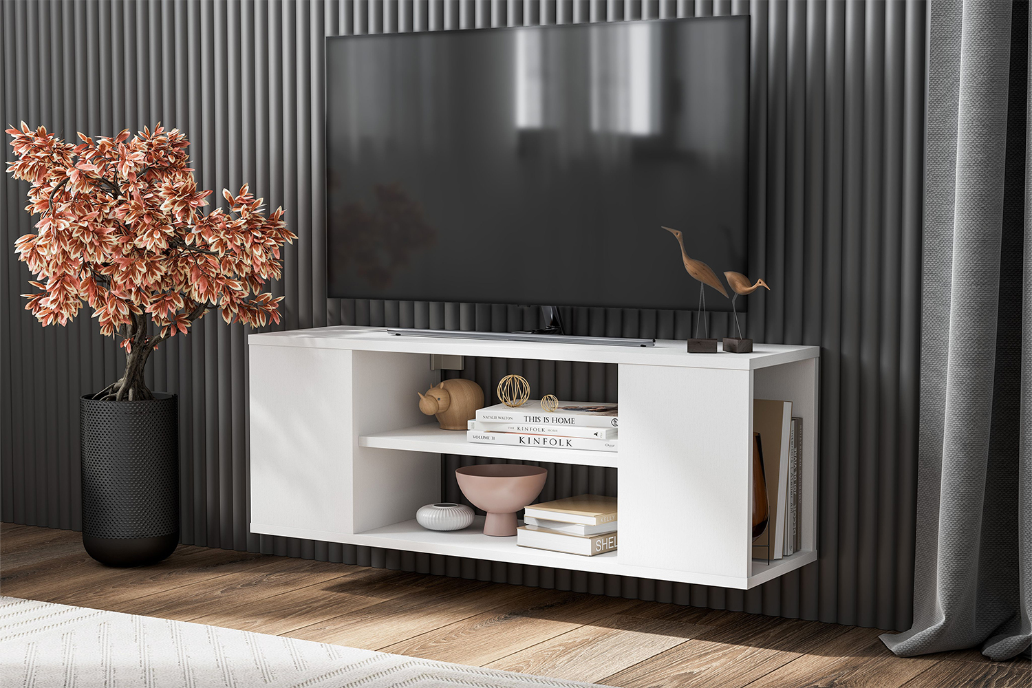 Тумба подвесная / напольная Токио, белый