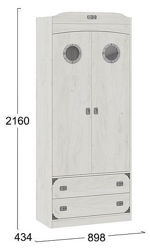 Шкаф платяной Калипсо