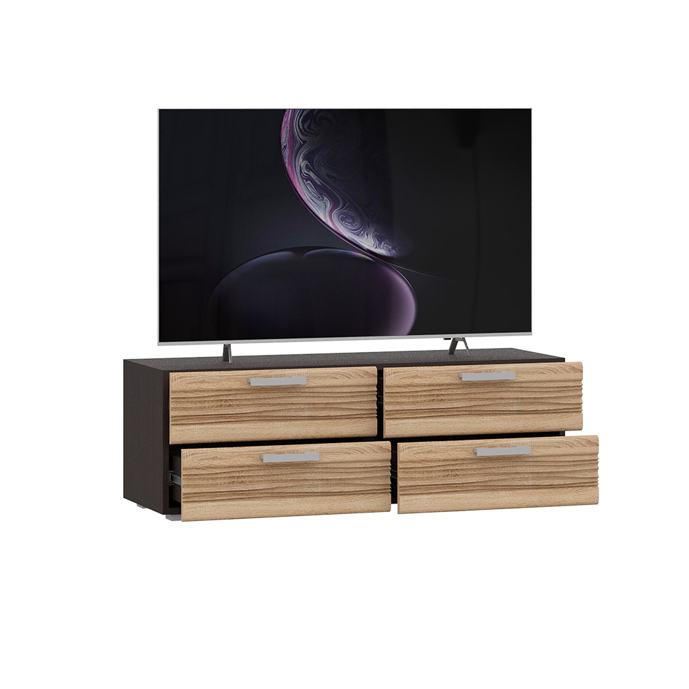 Тумба ТВ Асти ТБ-001, Дуб сонома, Венге