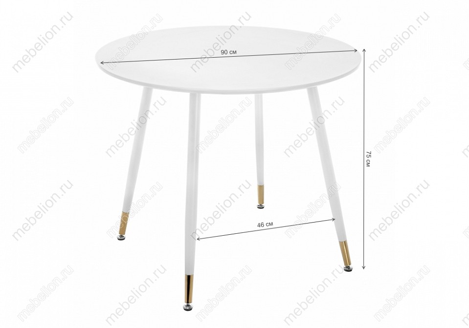 Стол обеденный Bianka Round 90