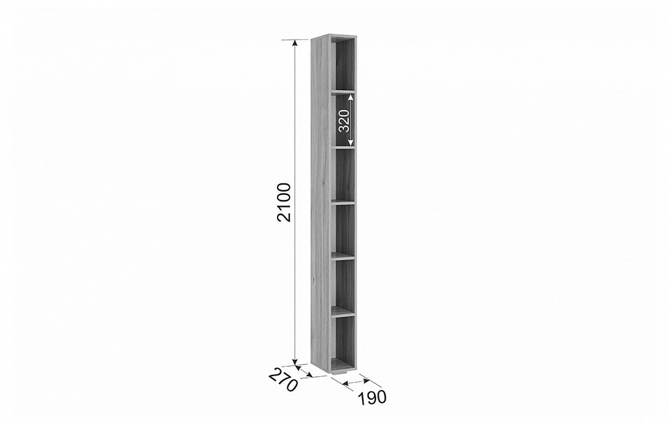 Стенка для гостиной Лайк КГ22