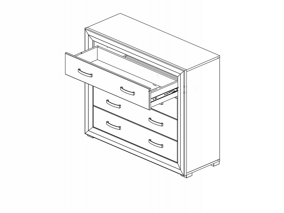 Комод Мальта B136-KOM4S/11