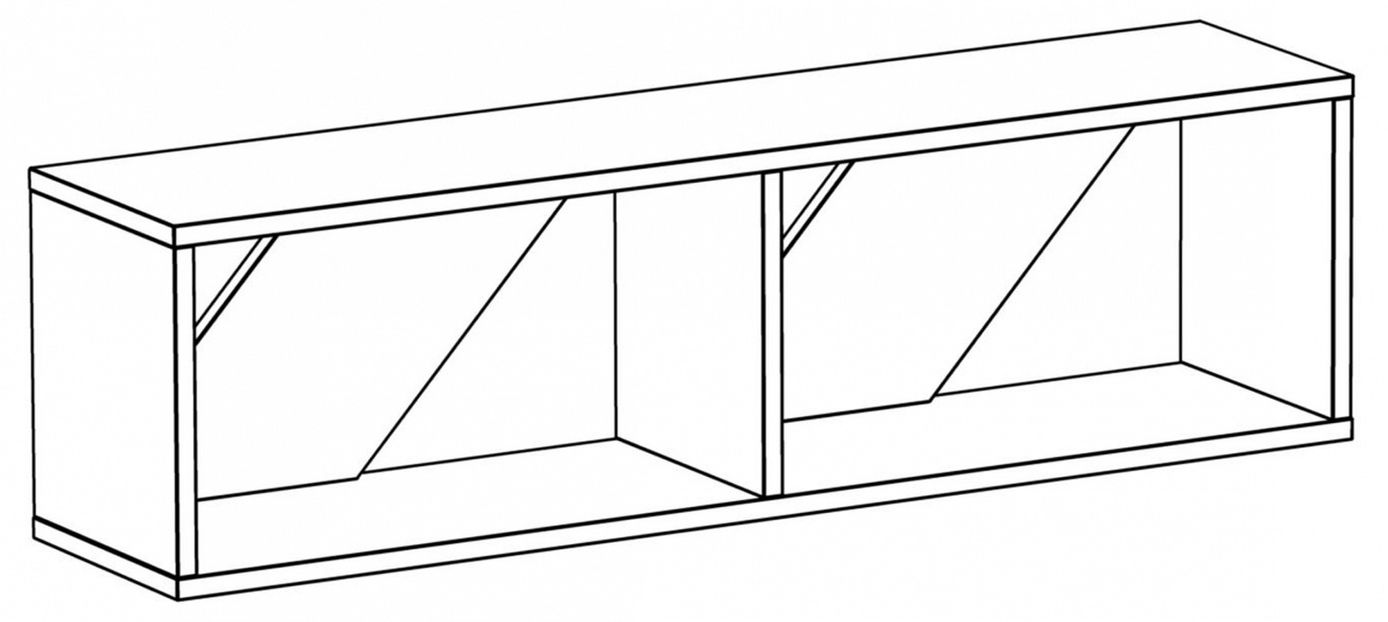 Полка навесная Xeno Полка навесная Xeno