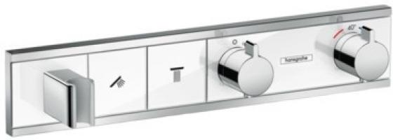 15355400 HG RainSelect термостатический смеситель для душа (внешня часть) белый/хром