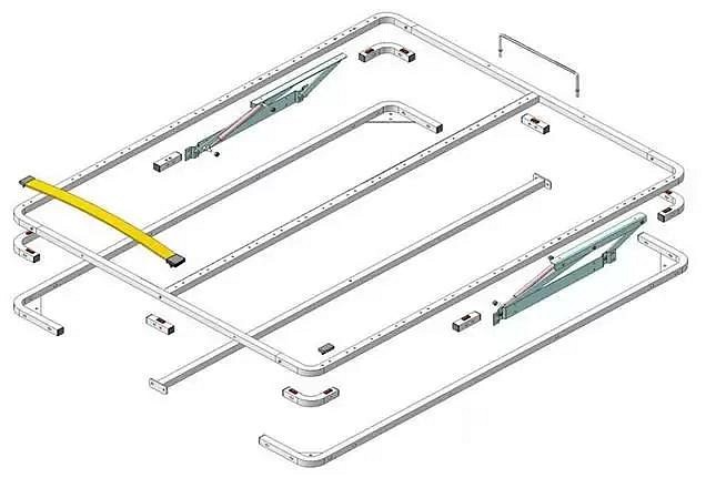 Кровать полутораспальная Герда