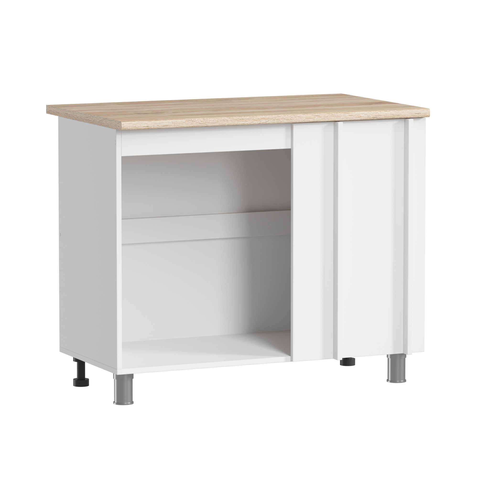 МК Аленушка НПУ 1000 Орхидея Крем, скоба антрацит (без столешницы)