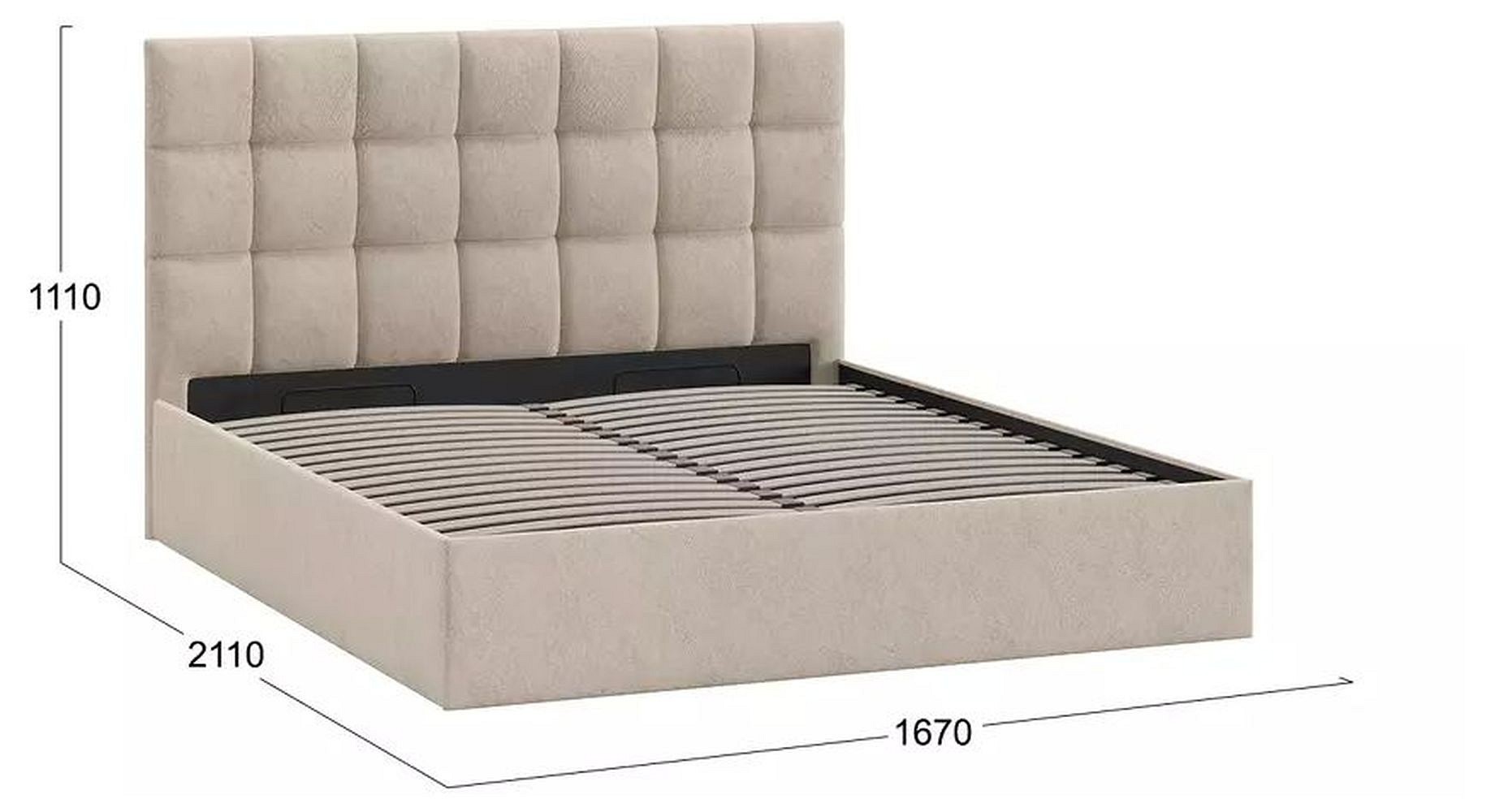 Кровать двуспальная Эмбер