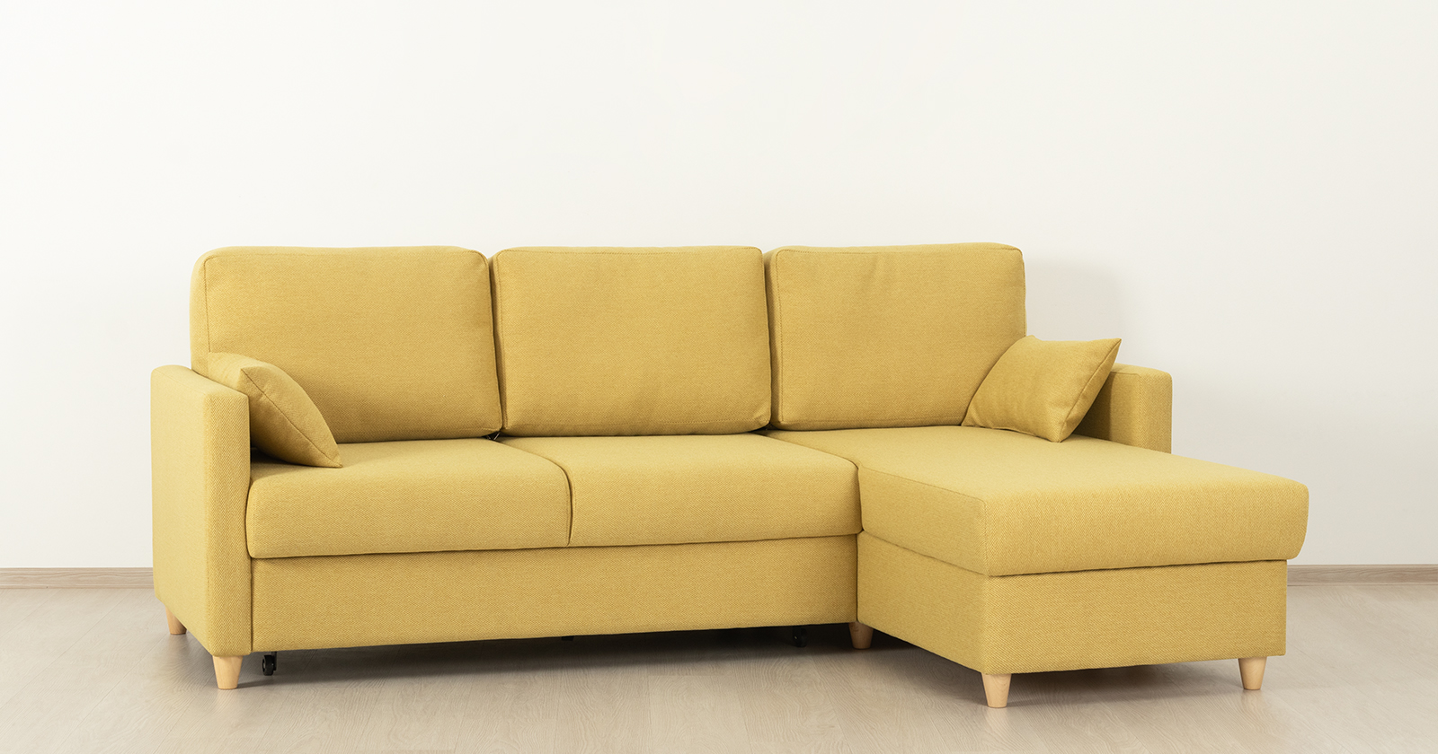 Диван кровать угловой Дилан, Желтый