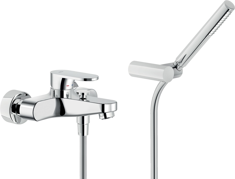 YO126110CR YO смеситель для ванны с душевым набором