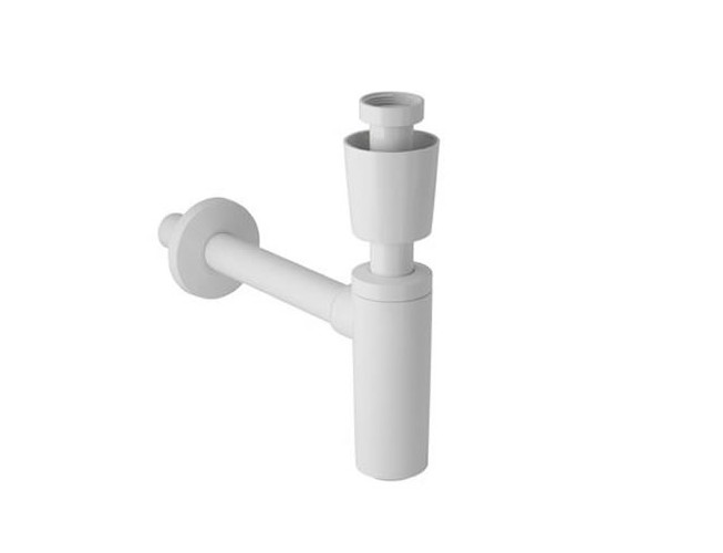 151.035.11.1 сифон для раковины белый на 40 мм