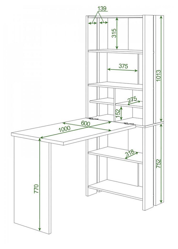 Стол компьютерный Домино Lite СТЛ-ОВХ+С100Прям без тумбы
