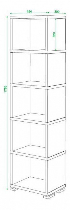 Стеллаж Домино СБ-15/5