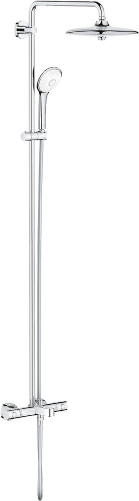 27475002 Euphoria 260 Душевая система для ванны поворотная с термостатом, с изливом, хром