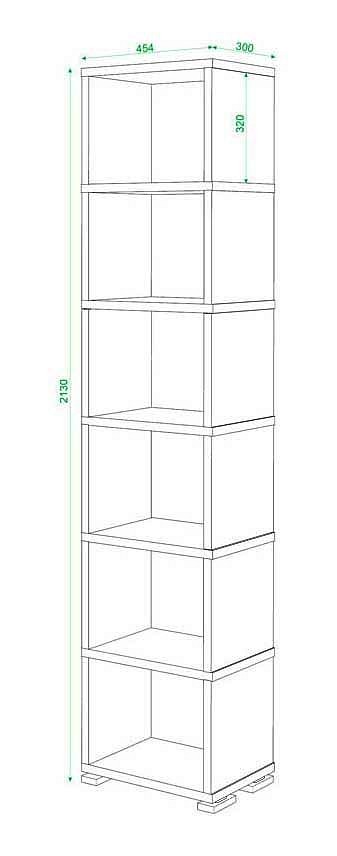 Стеллаж Домино СБ-15/6