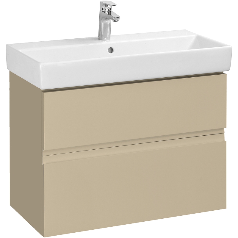 857640515 OLETA модуль для раковины 800 мм, 760х374х548 мм, с 2 ящиками, капучино 857640515 OLETA модуль для раковины 800 мм, 760х374х548 мм, с 2 ящиками, капучино