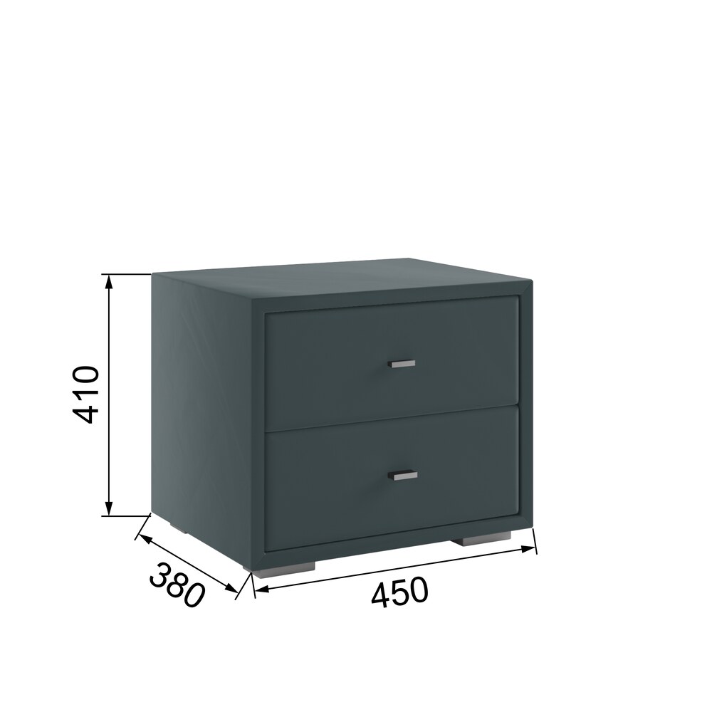 Тумба прикроватная интерьерная, Серый