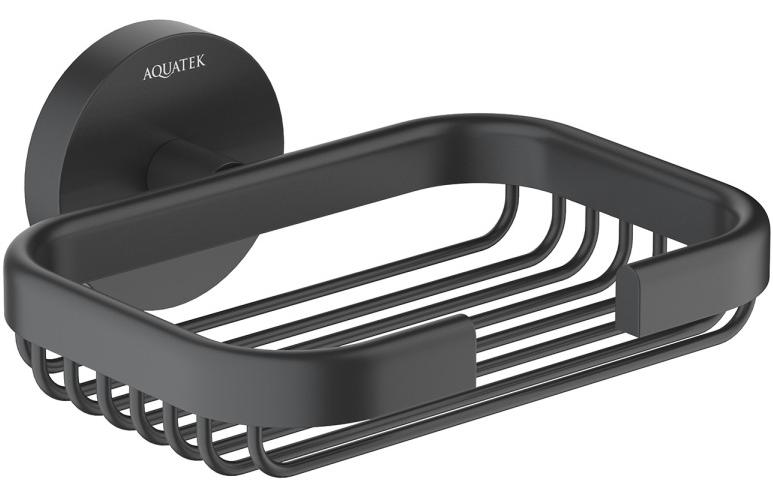 AQ4633MB БЕТТА мыльница решетка, матовый черный