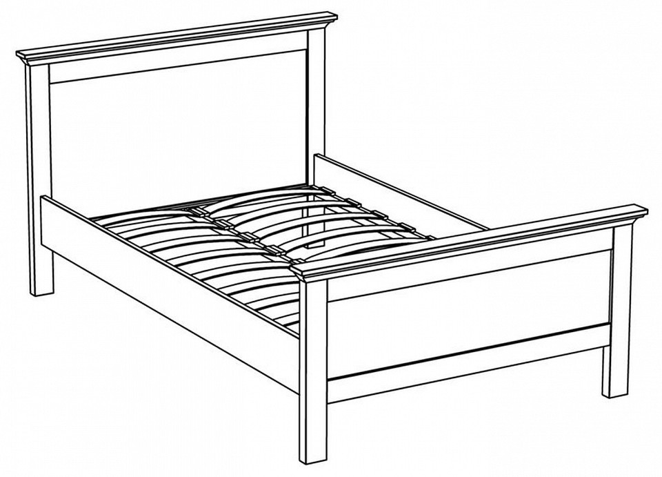 Кровать полутораспальная Reina