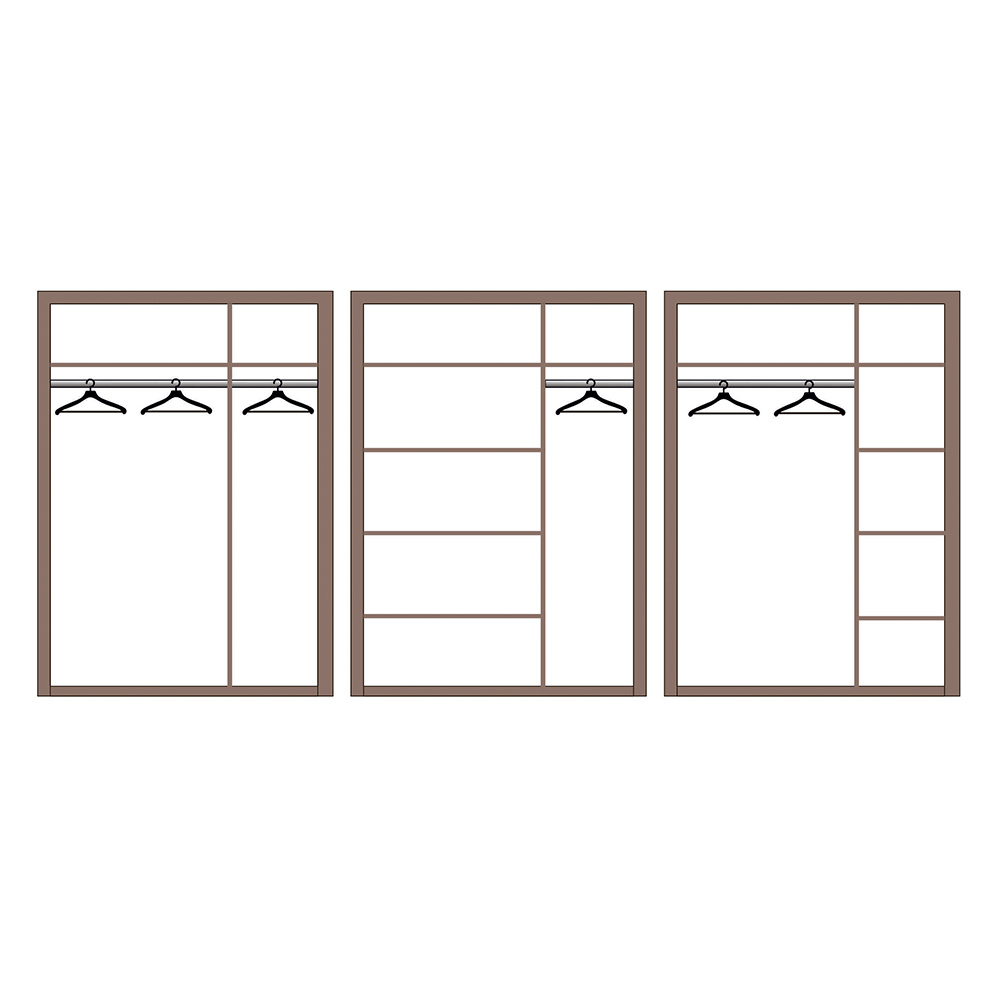 Шкаф трехдверный Лючия 33.02, Кейптаун, Венге