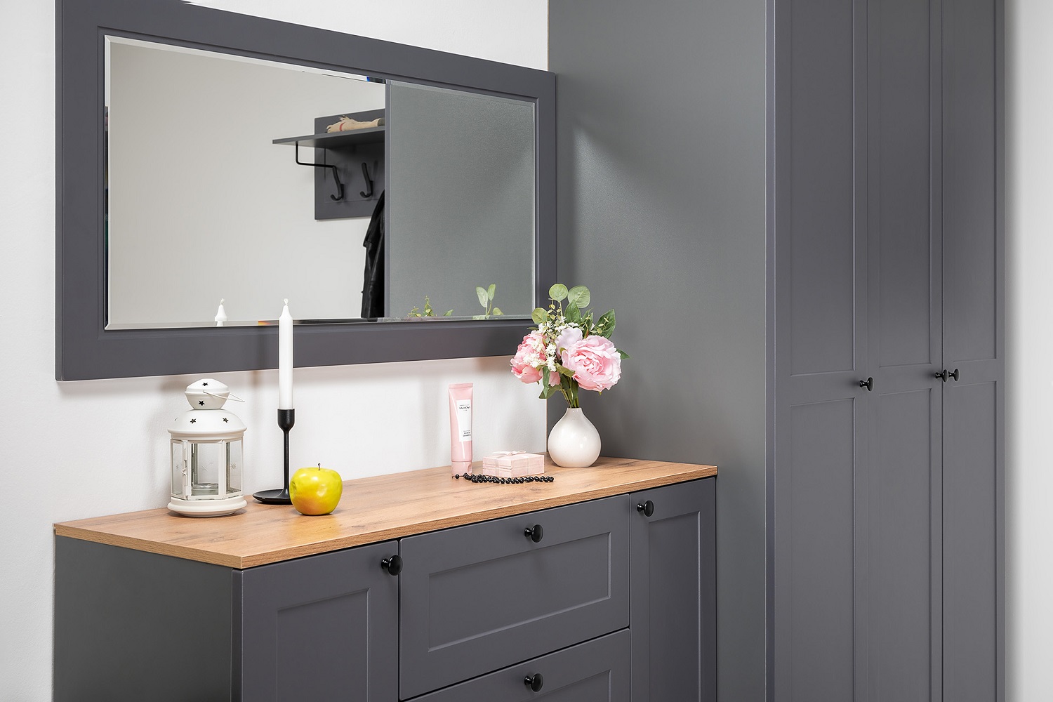 Зеркало Остин 17.03. Графит