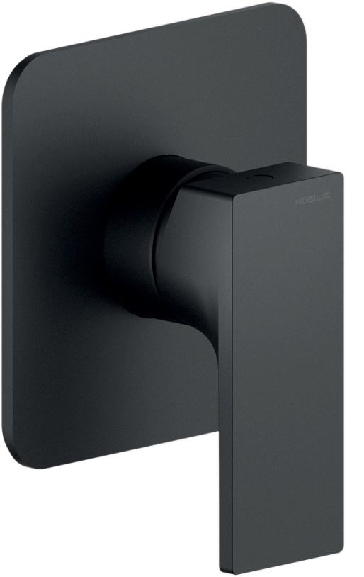 SE124108BM SEVEN смеситель для душа (внешняя и скрытая часть), матовый черный