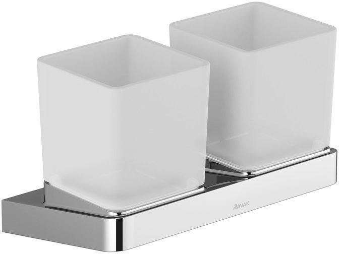 Держатель с двумя стаканами (стекло) TD 220.00