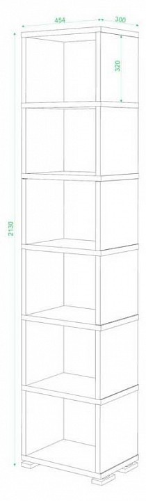 Стеллаж-колонка Домино СБ-15/6
