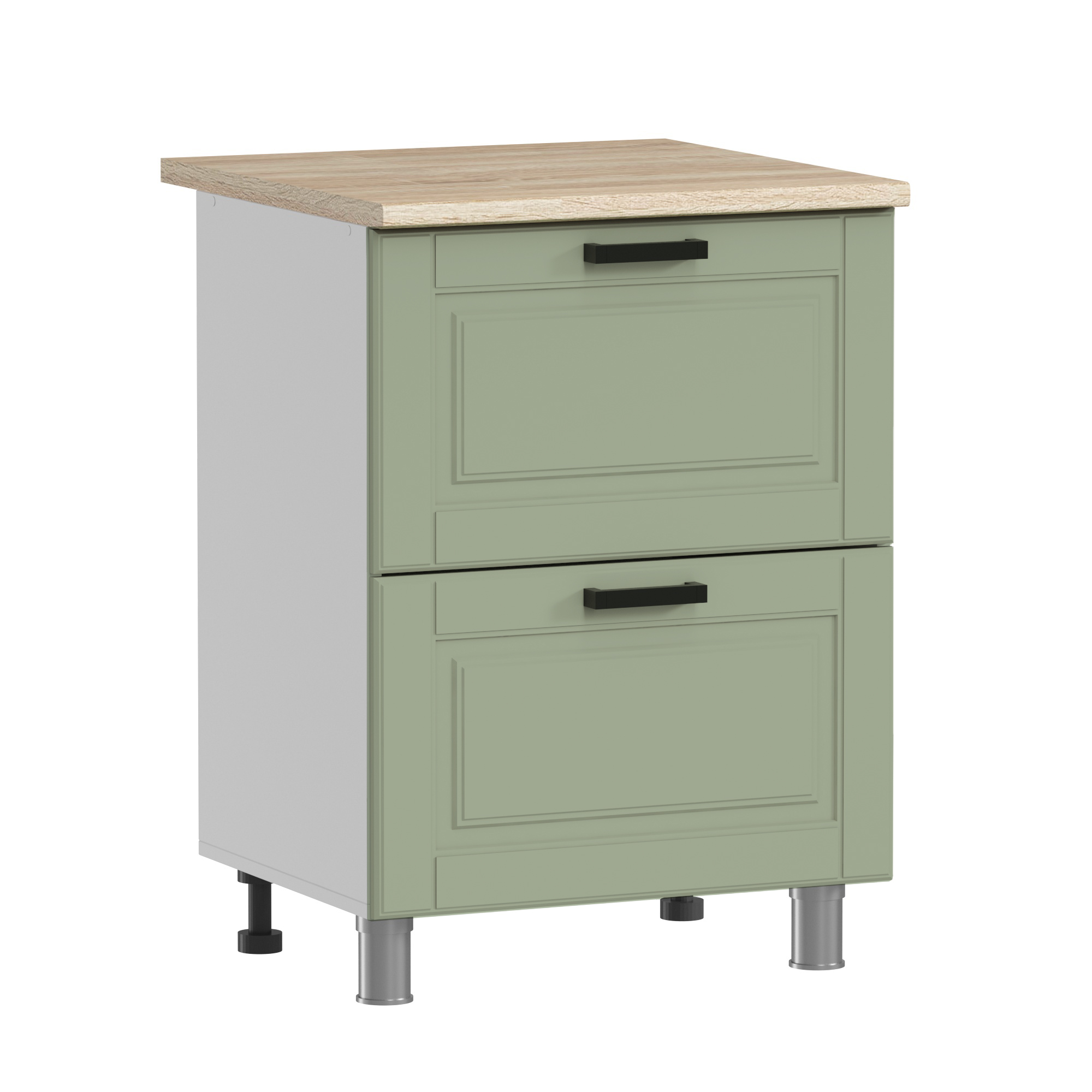 МК Аленушка Н2Я 600 Астра Фисташка,скоба черный (без столешницы)