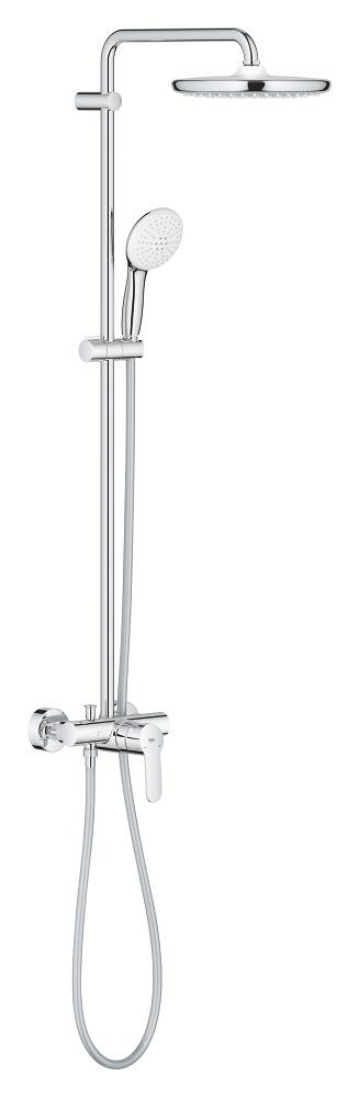 26673001 Tempesta System 250 Душевая система с однорычажным смесителем настенного монтажа, хром (замена арт. 26673000)