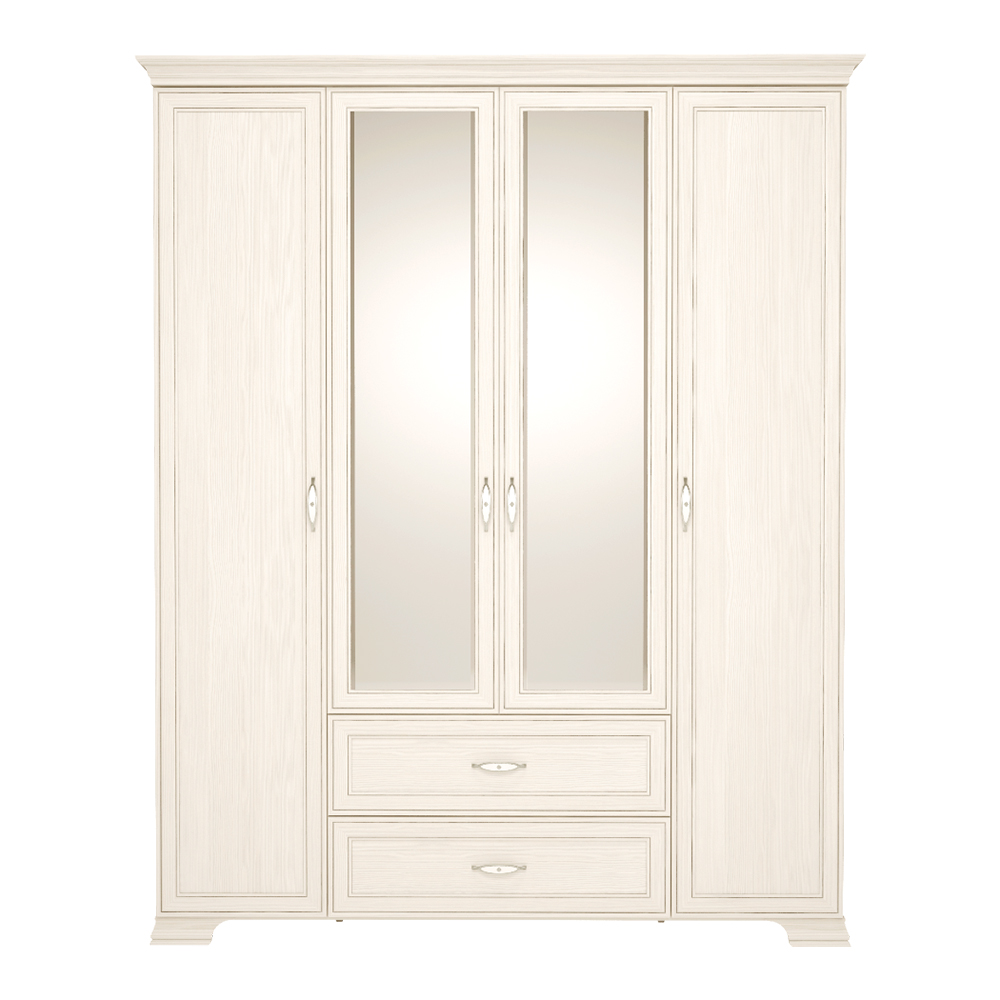 Шкаф для одежды 4-х дверный с ящиками Венеция 02