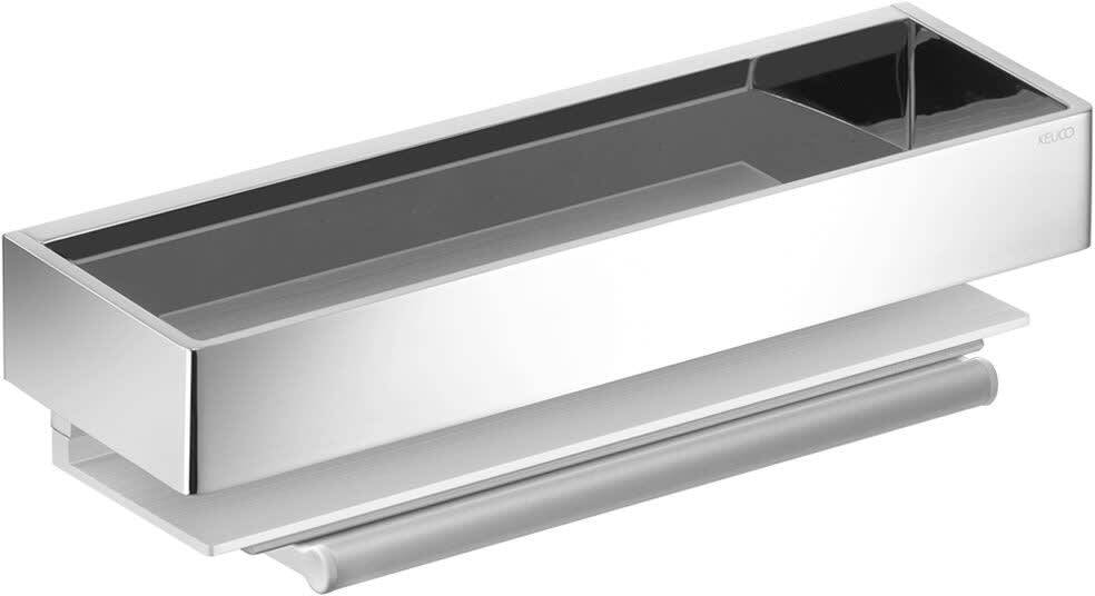 11159010000 EDITION 11 Корзинка для душа со встр.стеклоочистителем, со скрытым креплением, алюминий анодированный(E6 EV1)/хром