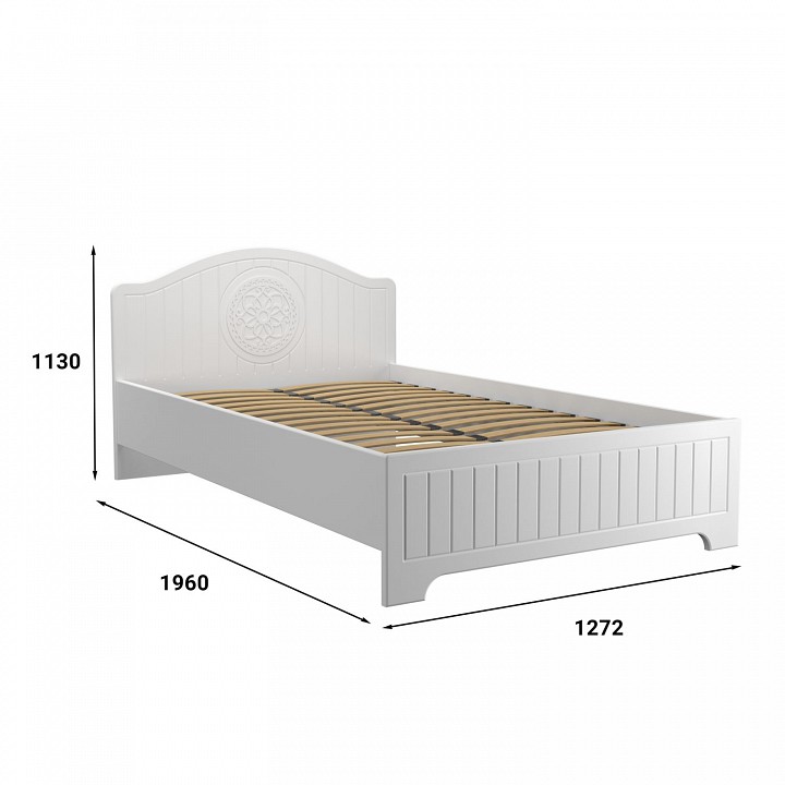 Кровать полутораспальная Монблан