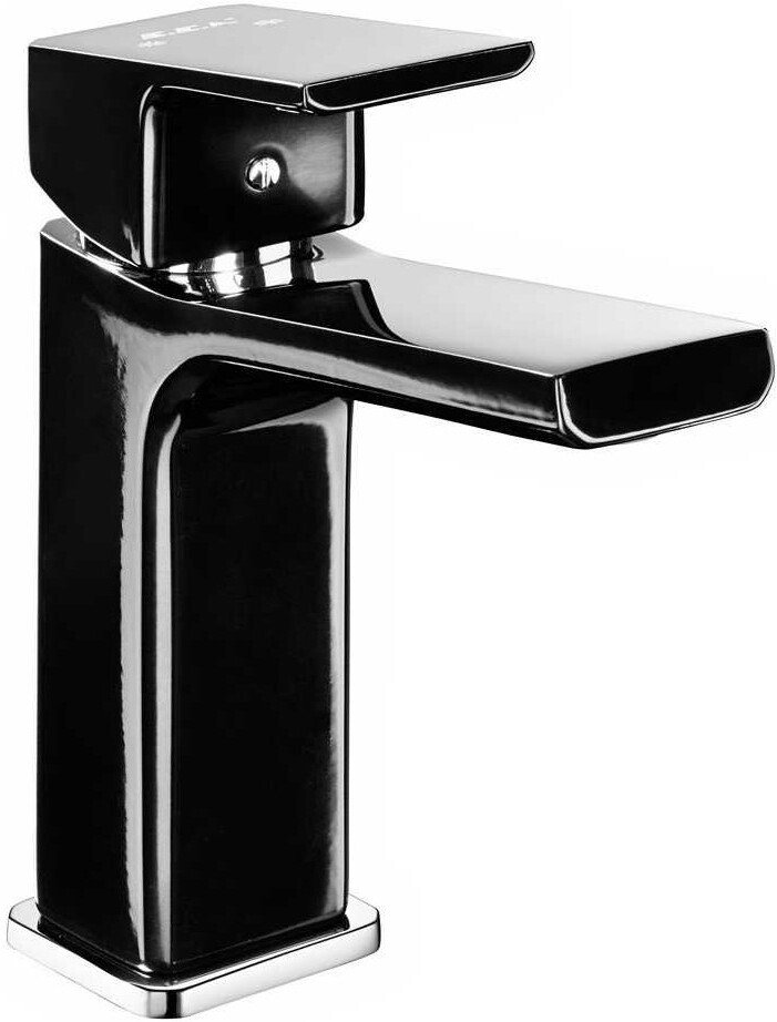 103508989EX TIERA смеситель для раковины 121 без донного клапана черный /хром