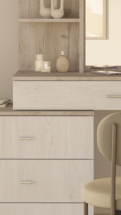 Стол туалетный Оливия 4-25100