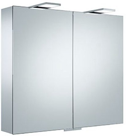 14403171301 ROYAL 15 Зеркальный шкаф 800x150x720 мм, 2 распашные дверцы с двусторонним озеркаливанием, с подсветкой