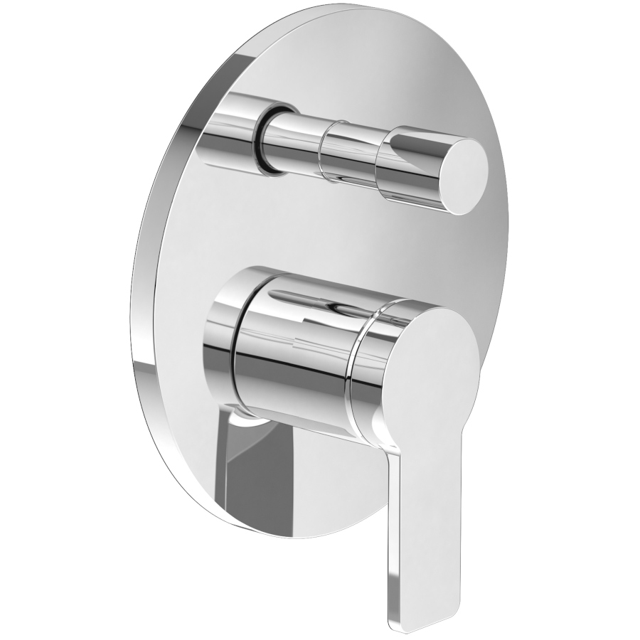 TVS10335300061 ARCHITECTURA Смеситель настенный, однорычажный, с переключателем, скрытого монтажа, хром (ДО ОКОНЧАНИЯ ОСТАТКОВ) TVS10335300061 ARCHITECTURA Смеситель настенный, однорычажный, с переключателем, скрытого монтажа, хром (ДО ОКОНЧАНИЯ ОСТАТКОВ)