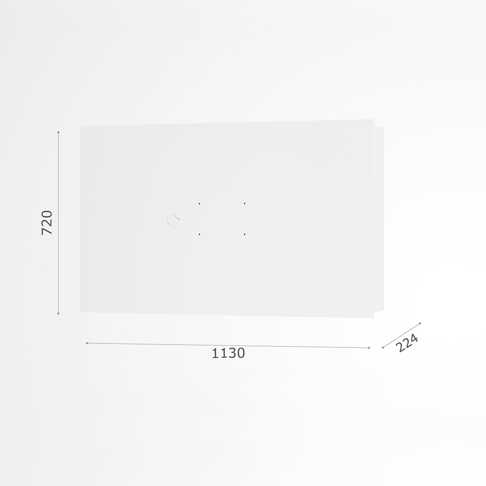 Шкаф навесной под ТВ Эко ШКН-06