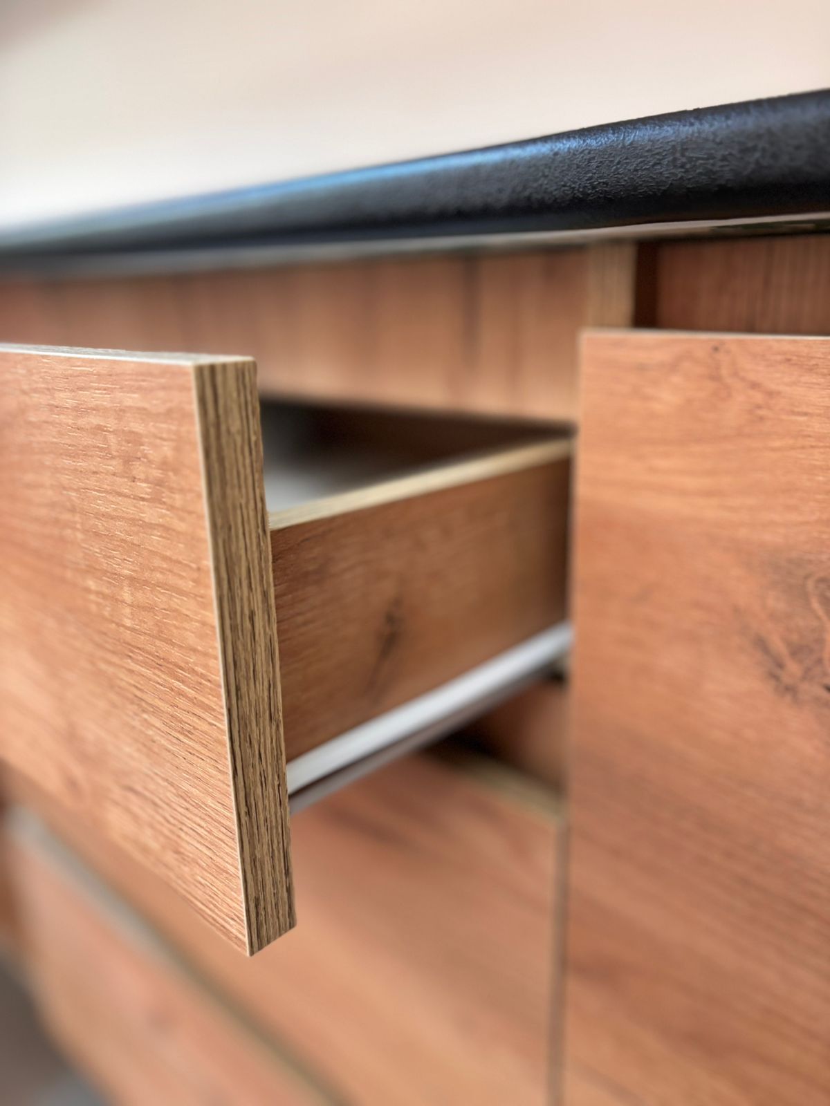 Готовая кухня Денвер 1.6 м, дуб золотой